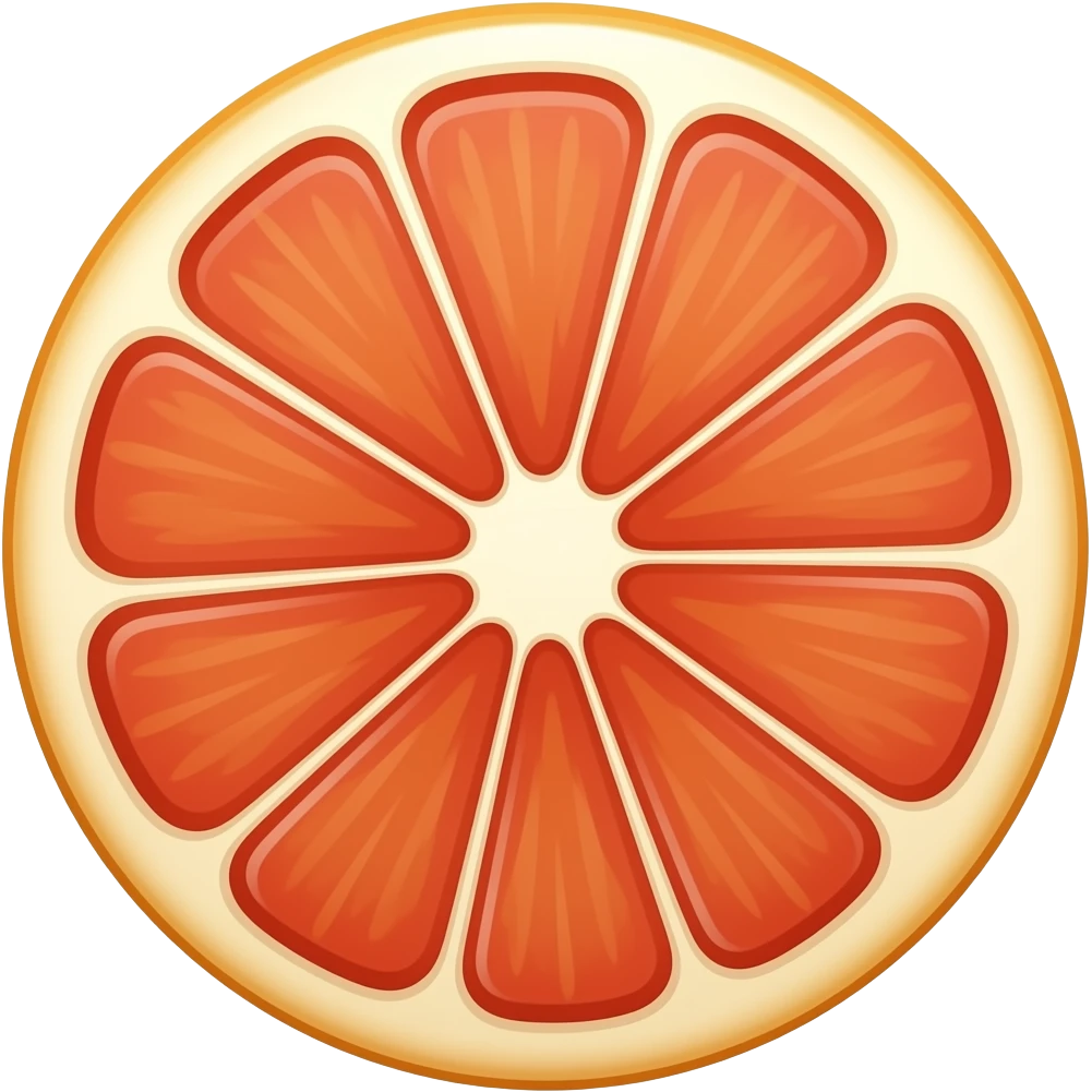 grapefruit emoji