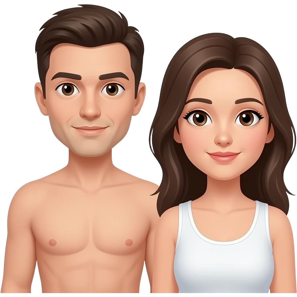 male female naked emoji