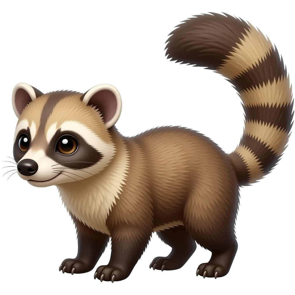 animal-vernid-grem2-cacomistle-creature with tapered tufted ears, and a long tufted tail emoji