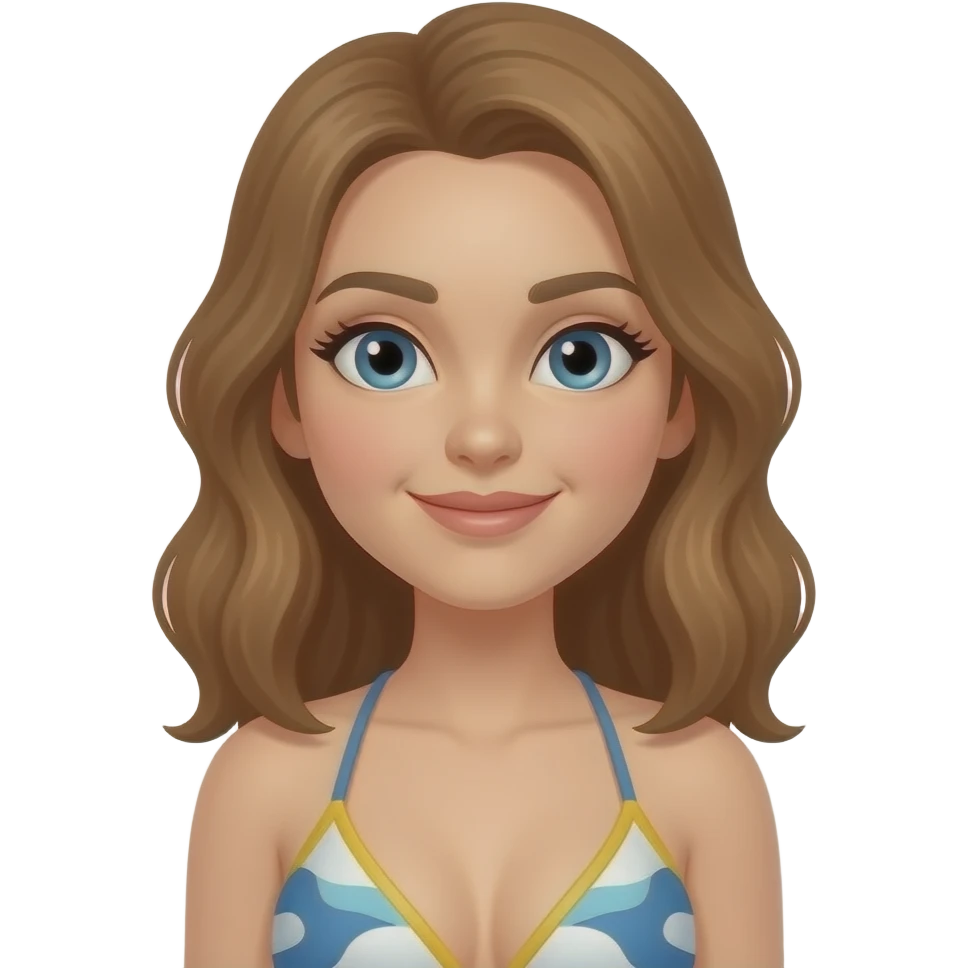 Women in bikini emoji