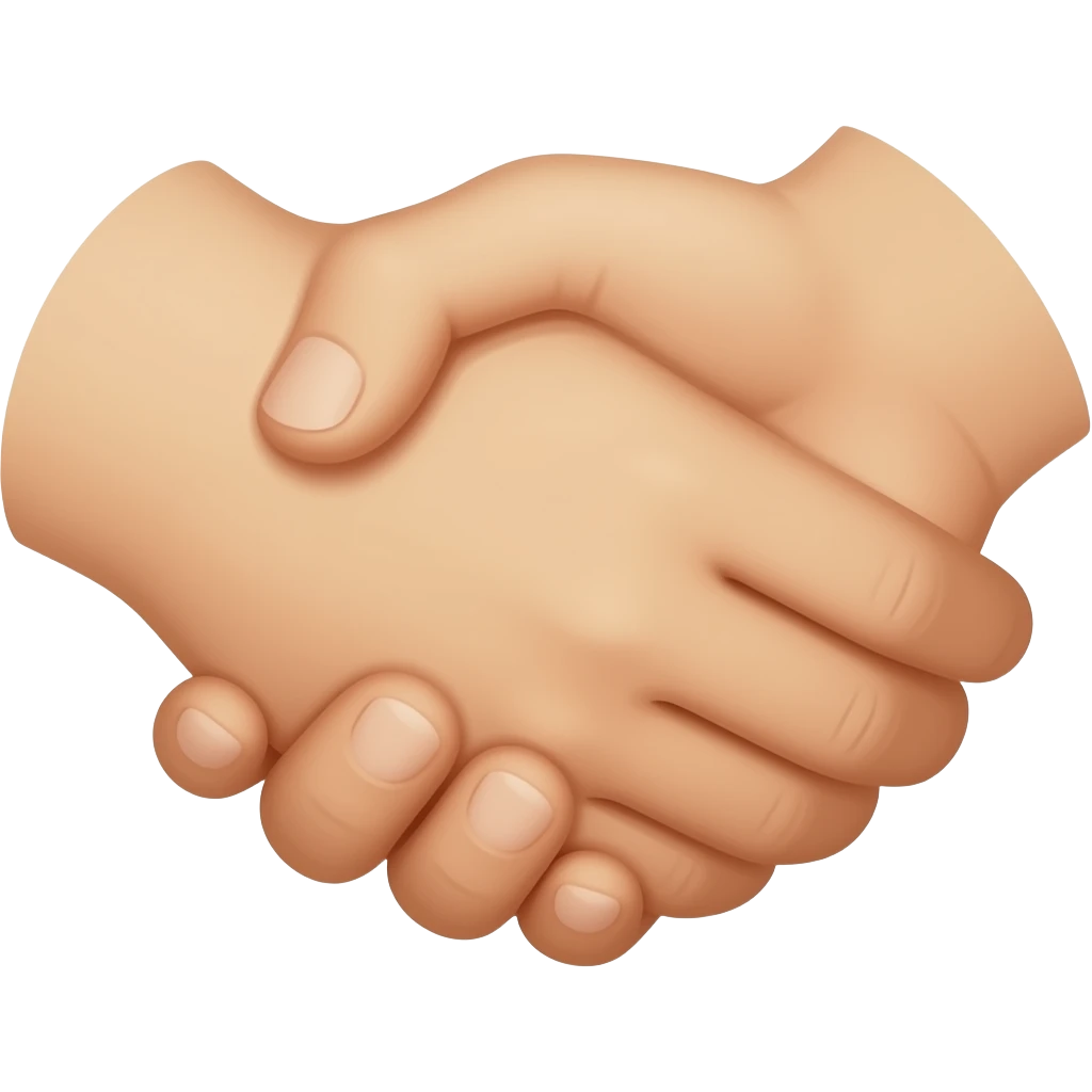 Friendship hands emoji