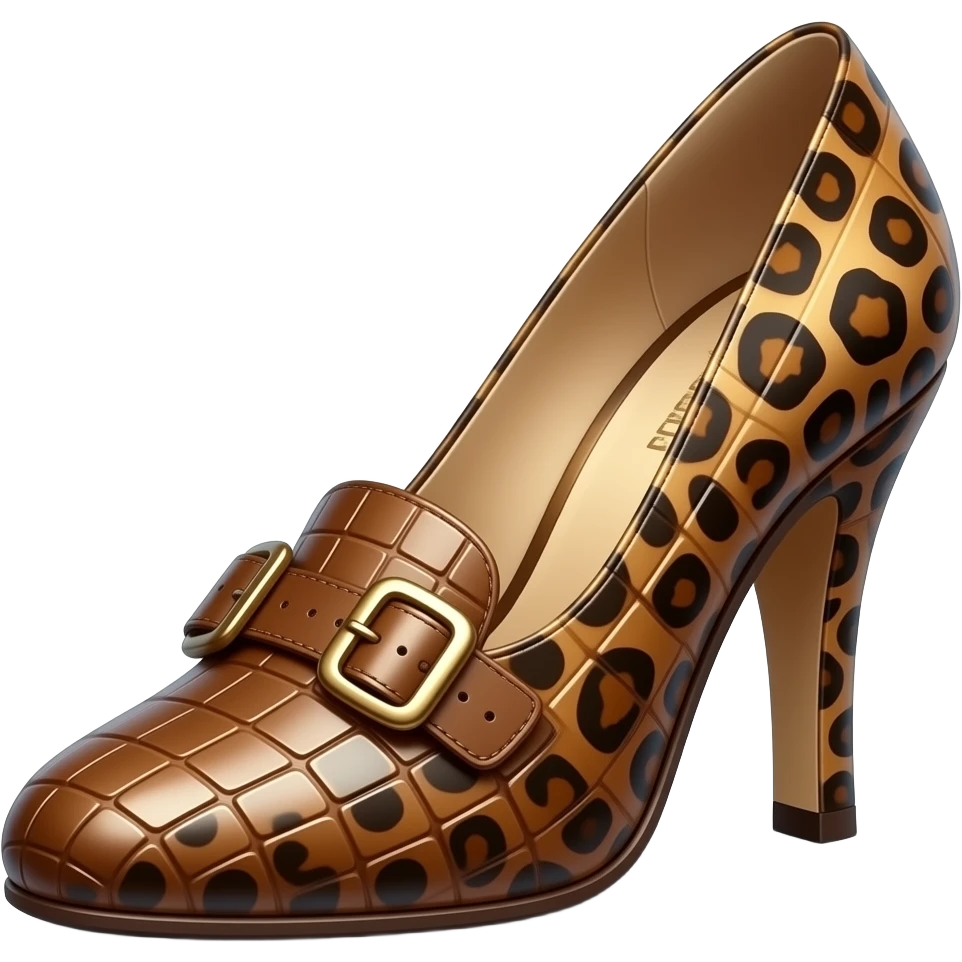 LEOPARD PRINT CROC SHOE emoji