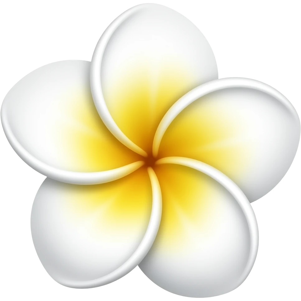 plumeria flower emoji