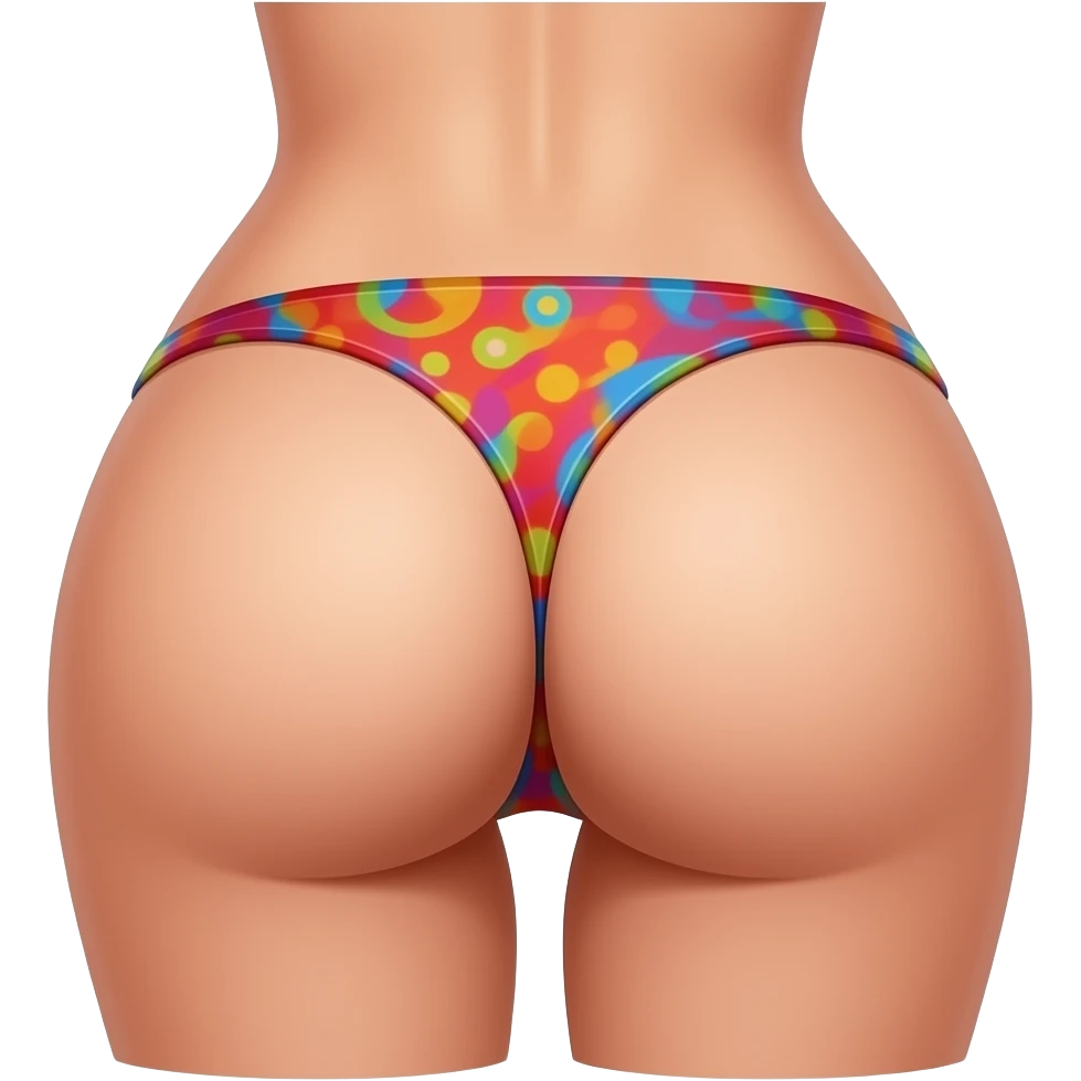 Fille les fesses a l’air emoji