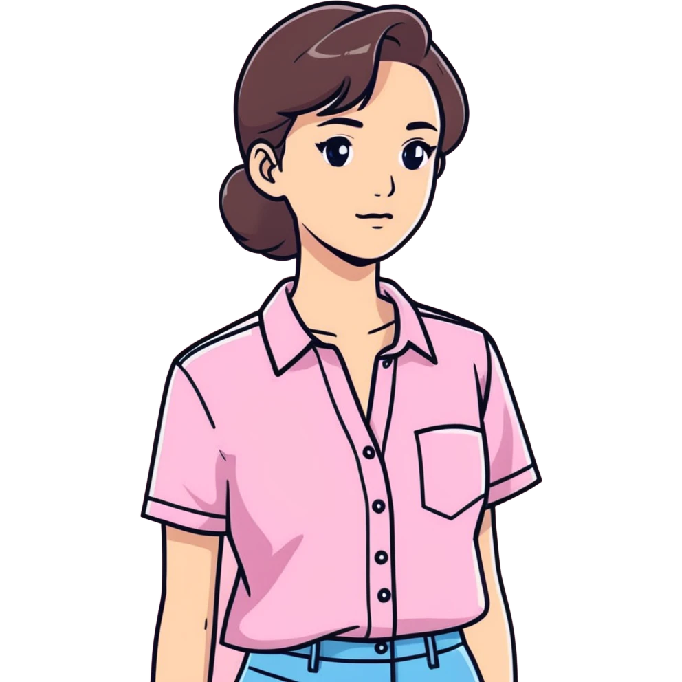 Woman pink shirt emoji