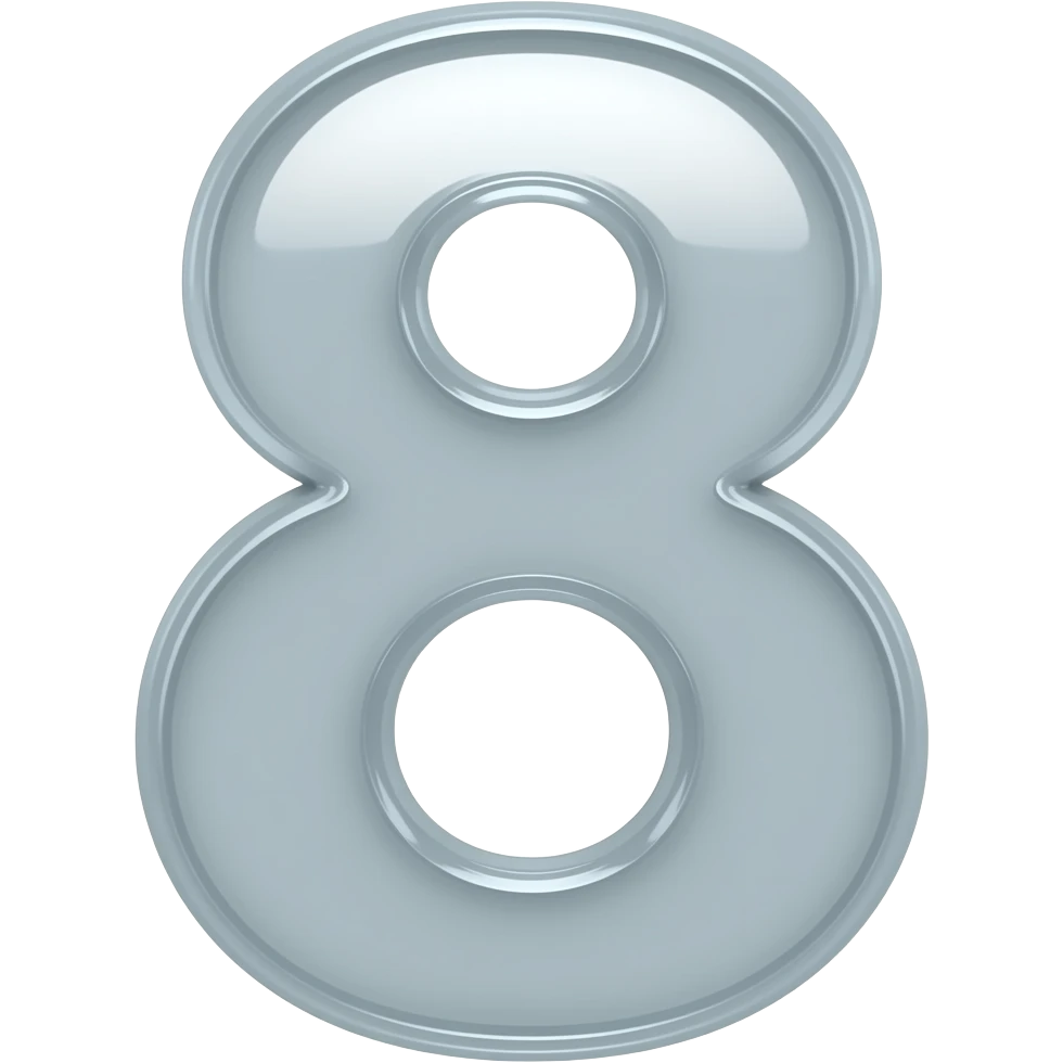 number 8 emoji