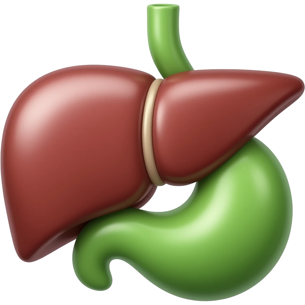 liver with green gallblader emoji