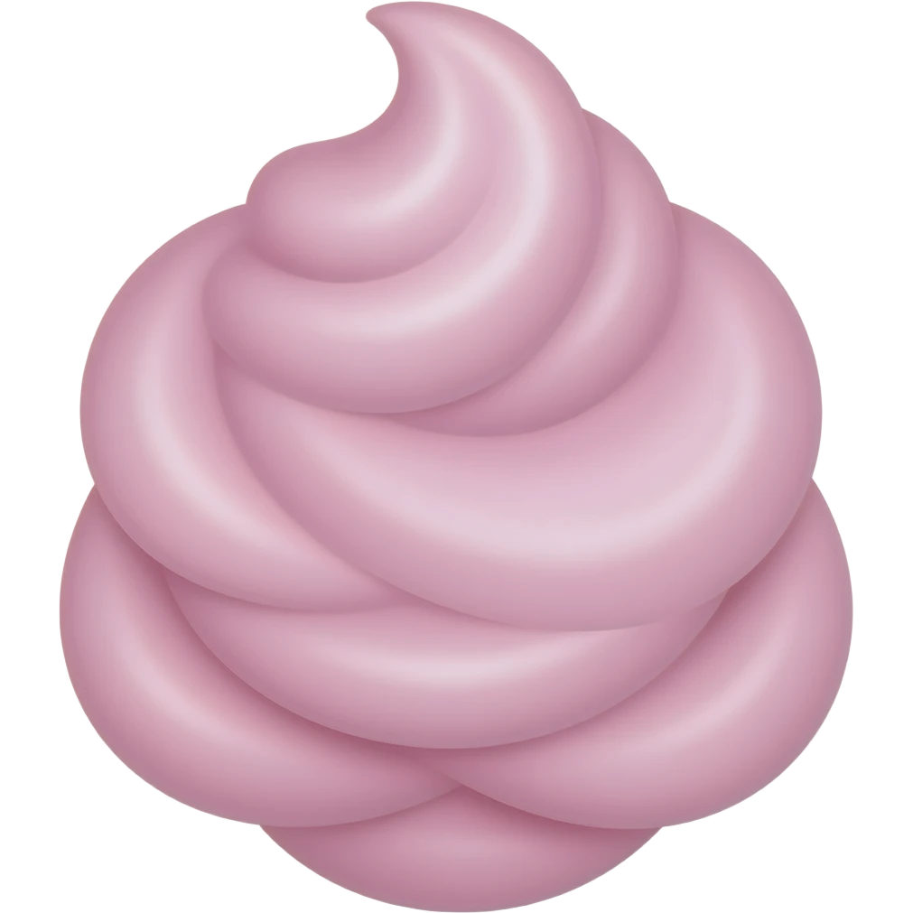 no face fairy floss emoji