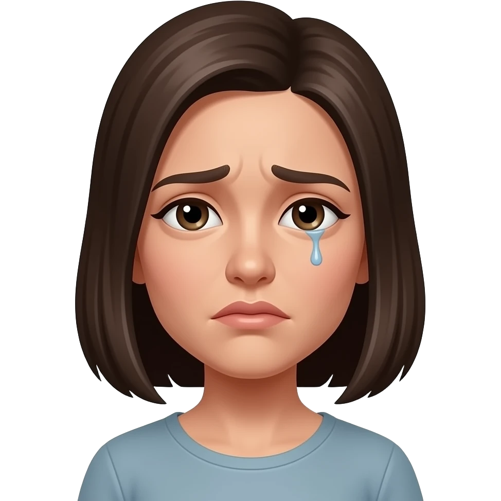 mujer cansada exhausta ponele ojeras emoji