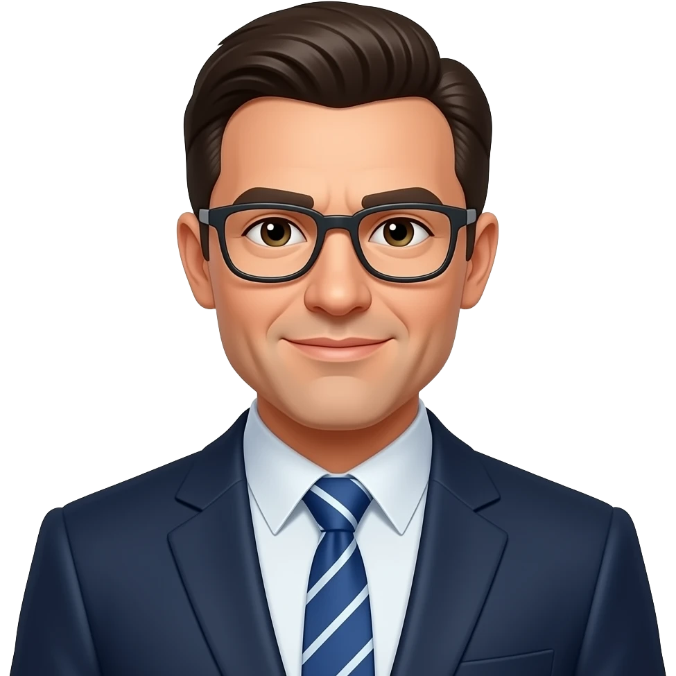 Man in 67 suit emoji