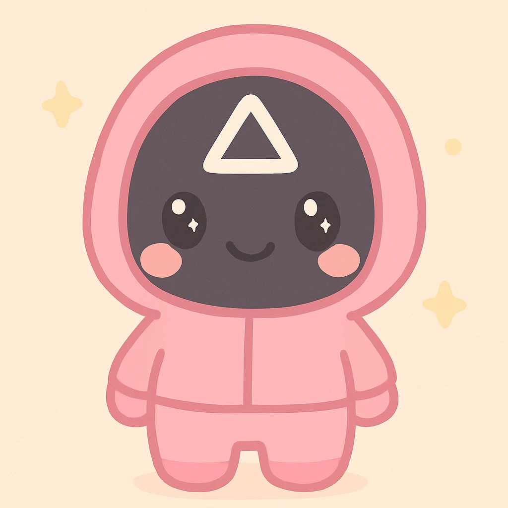 Squid Game, Pink Suit Warden emoji