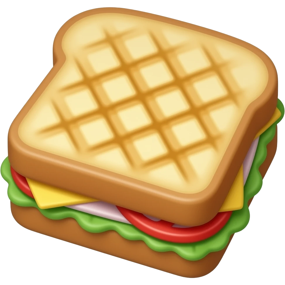 toy grilled cheese sandwich emoji