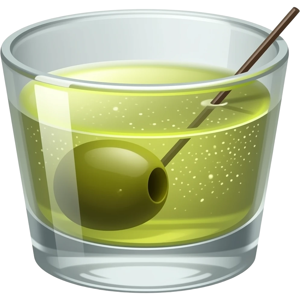 Olive martini emoji
