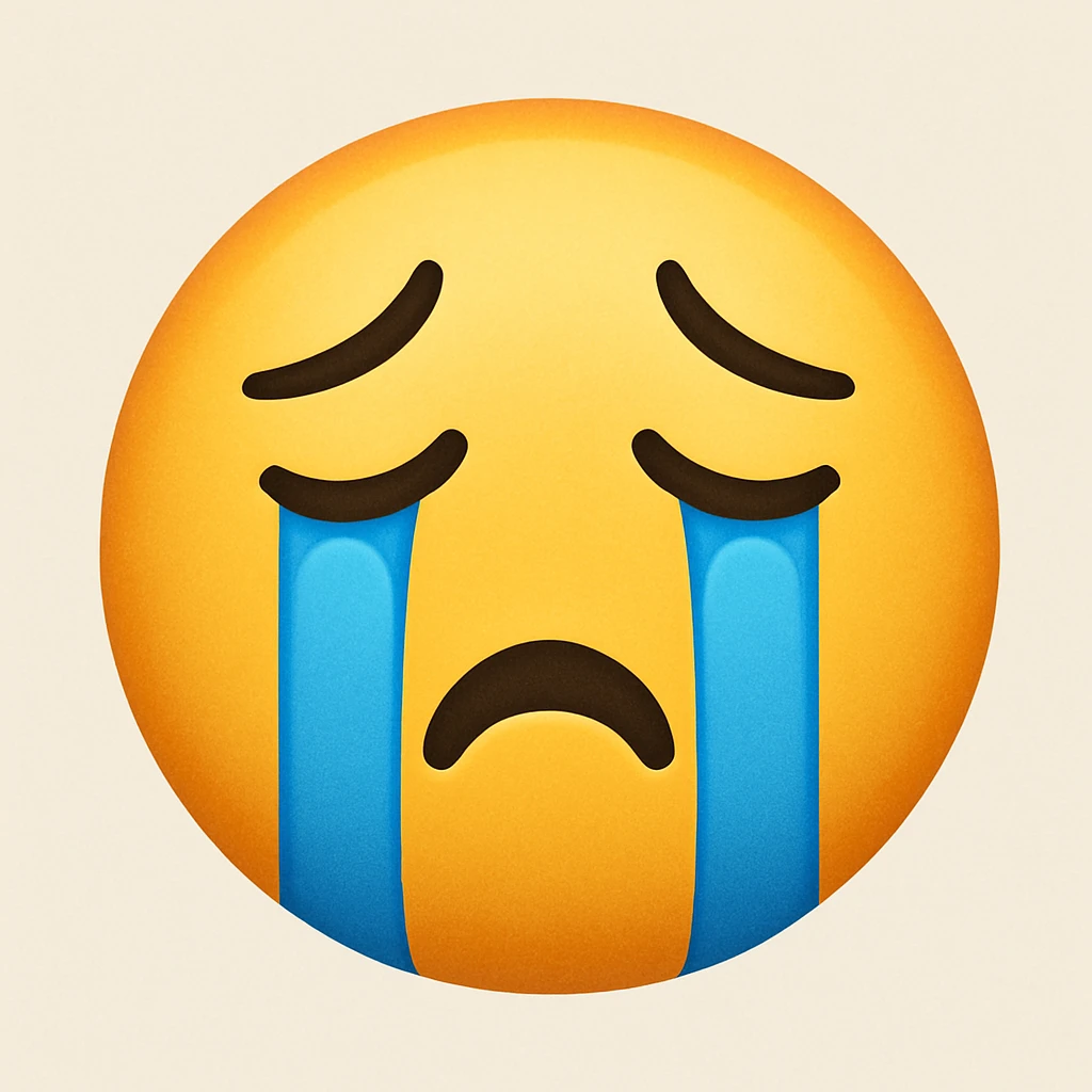 crying face emoji emoji
