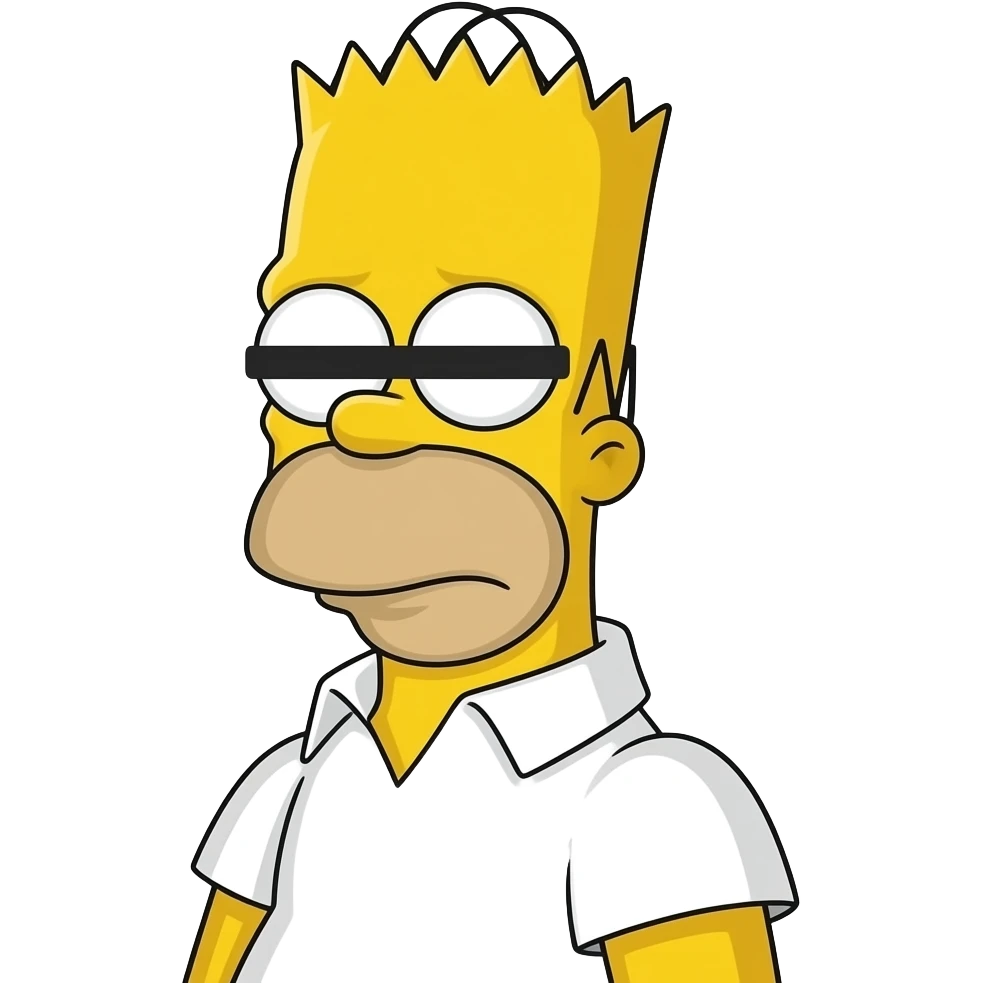 bart simpson is very very sad and has a censor bar over his eyes emoji