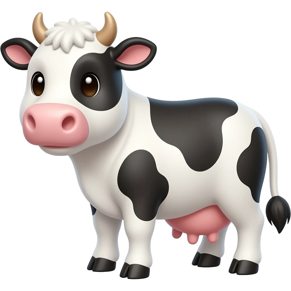 Cow cute emoji