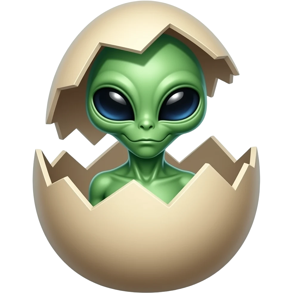 👽 is born emoji