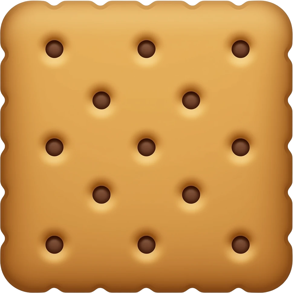 Chocolate cracker emoji
