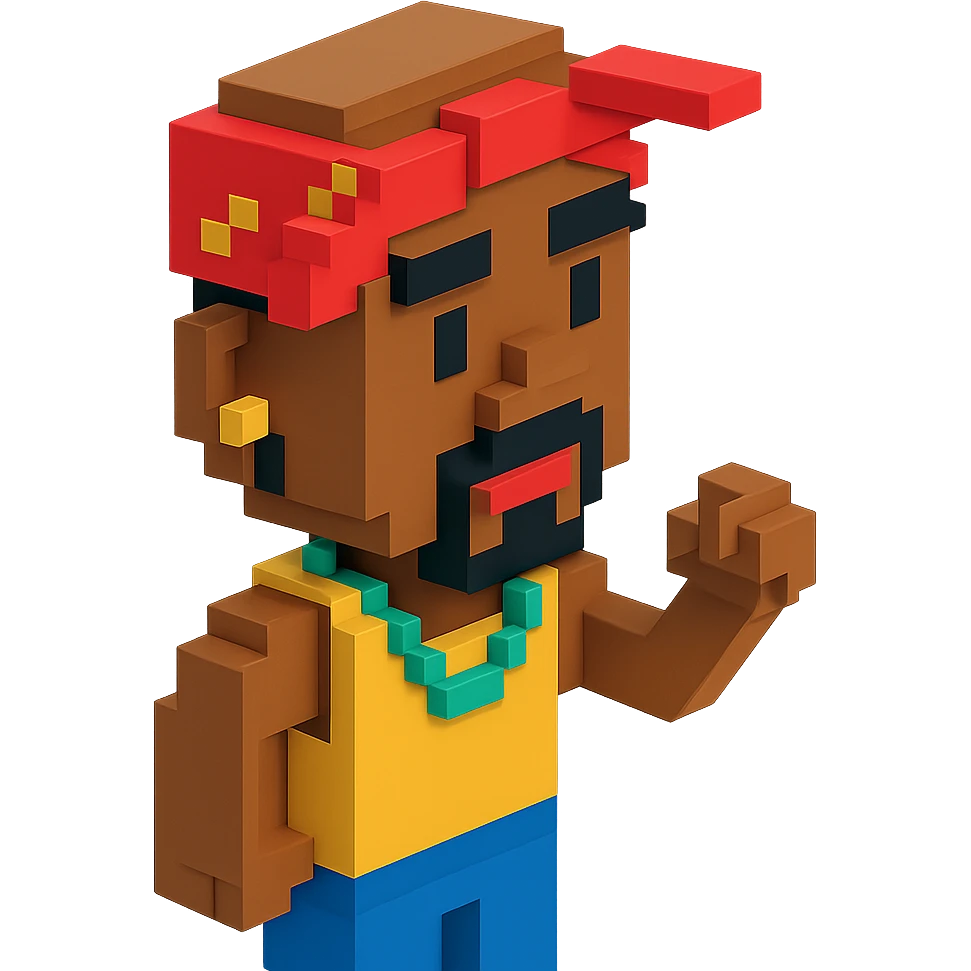 репер 2Pac, no background  emoji