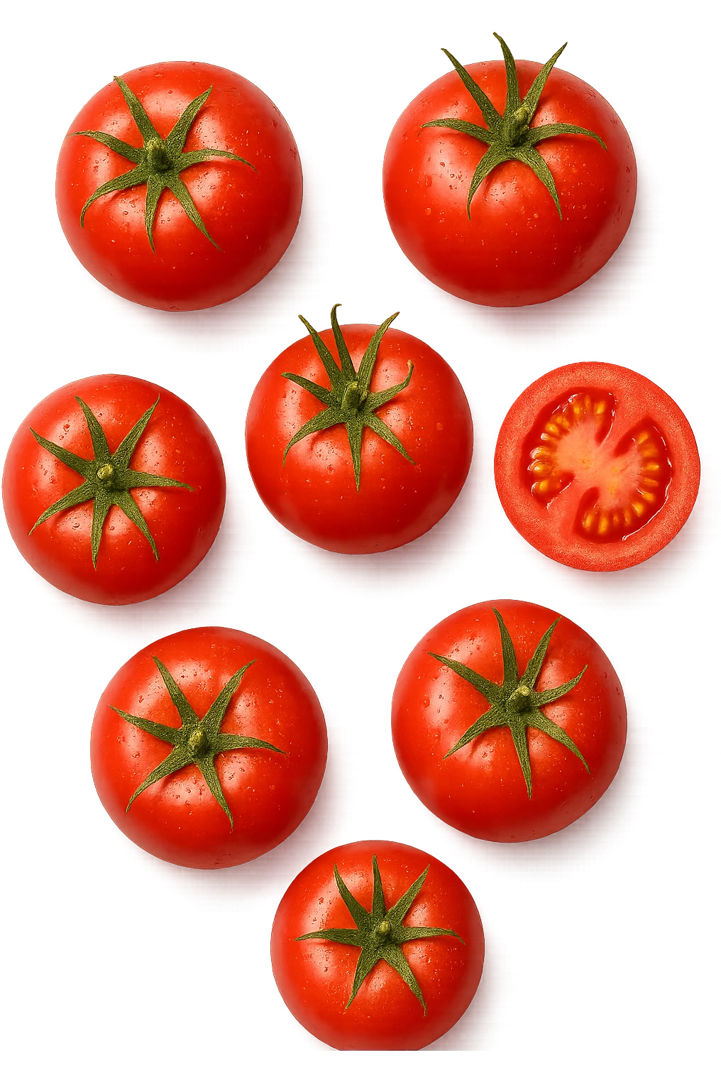 pomodoro visti dall'alto iperrealistiche 4k emoji