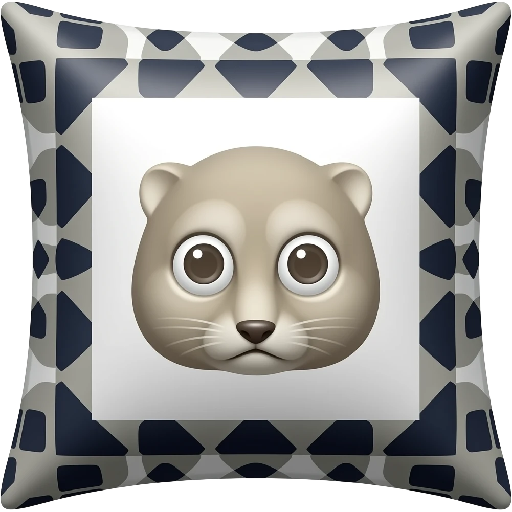 Caché oreiller motif emoji