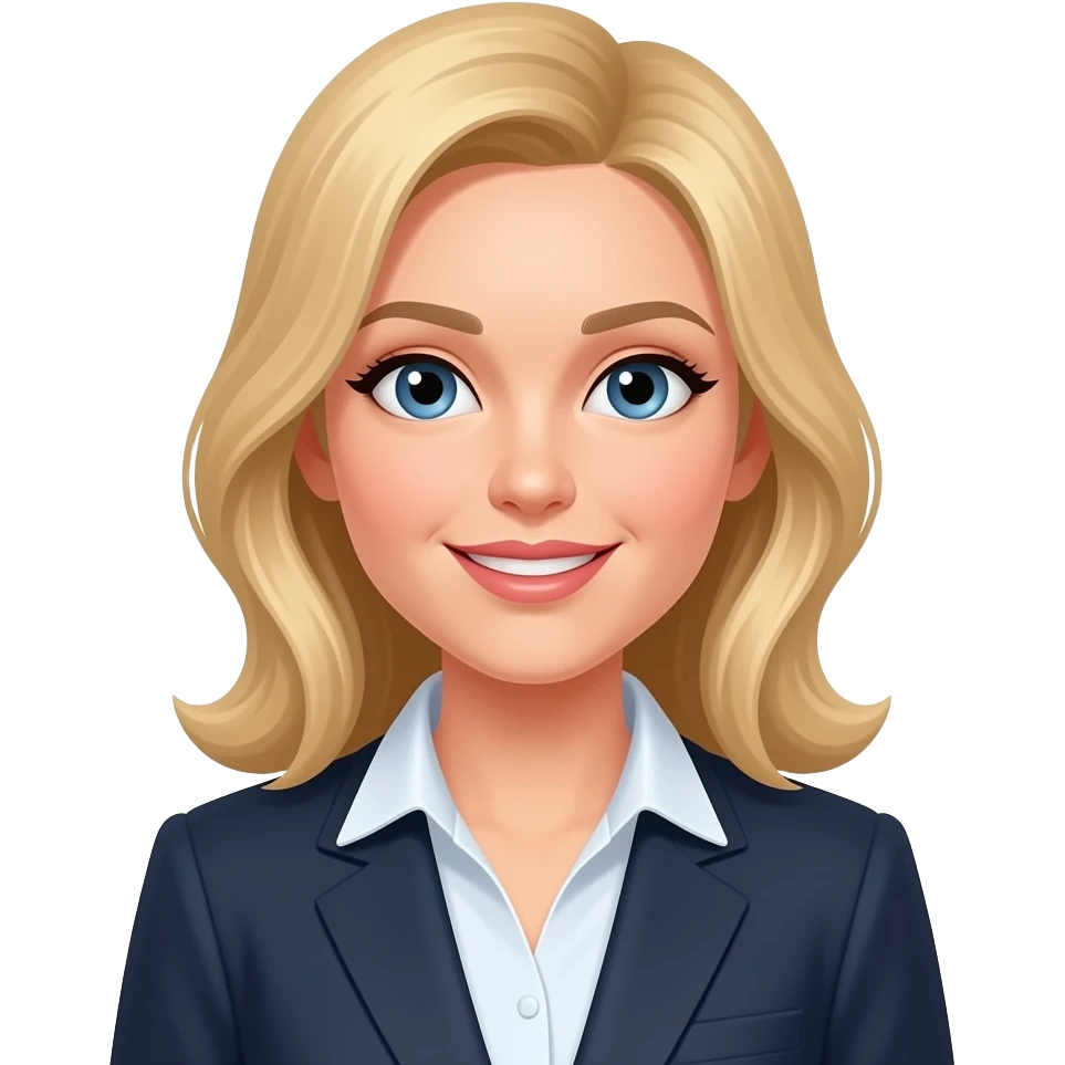 office woman beautiful blonde emoji