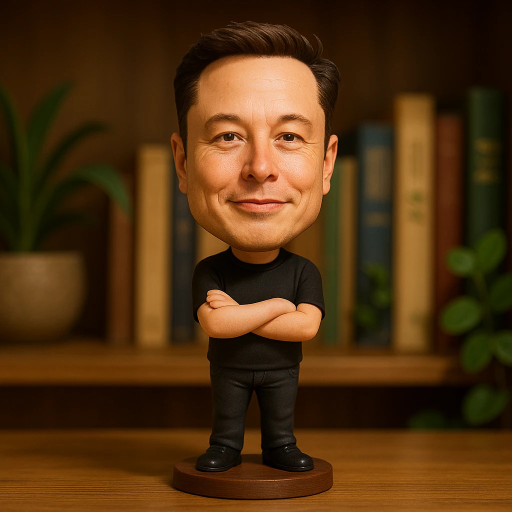 elon mush with wood emoji