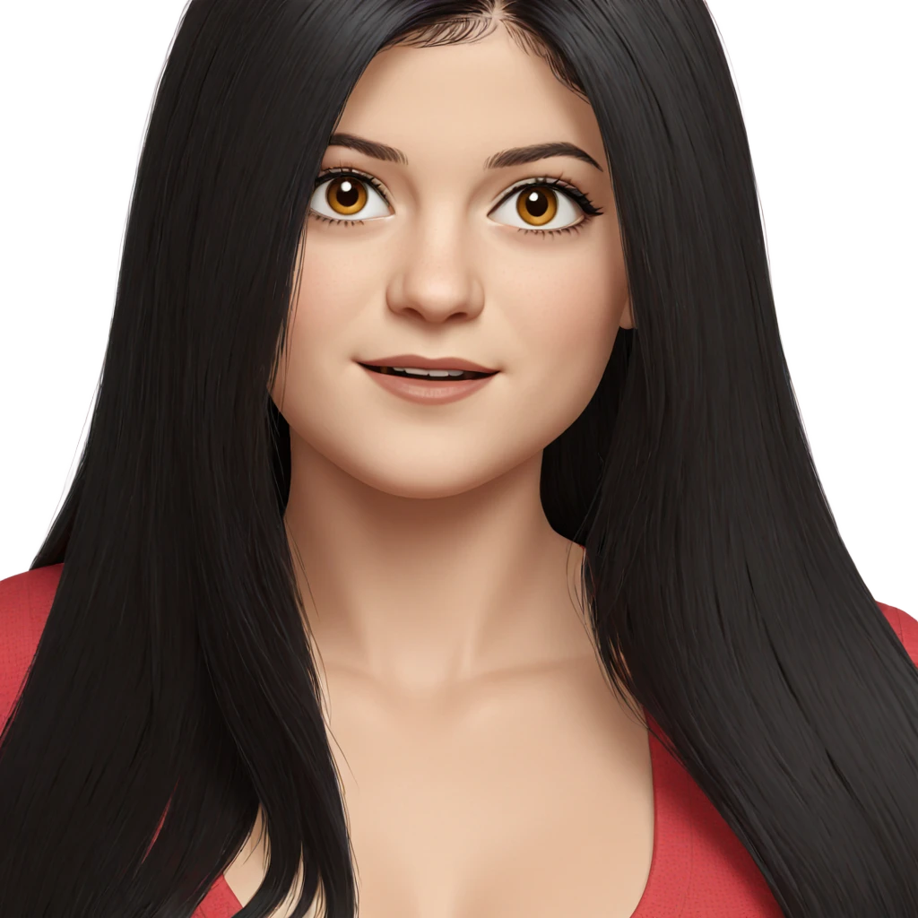 realistic portrait of girl emoji