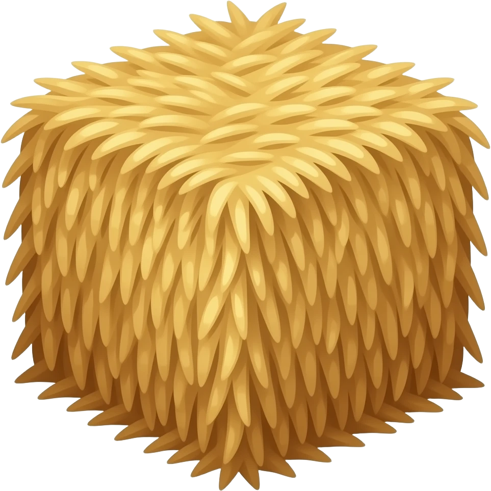 chunk of hay emoji