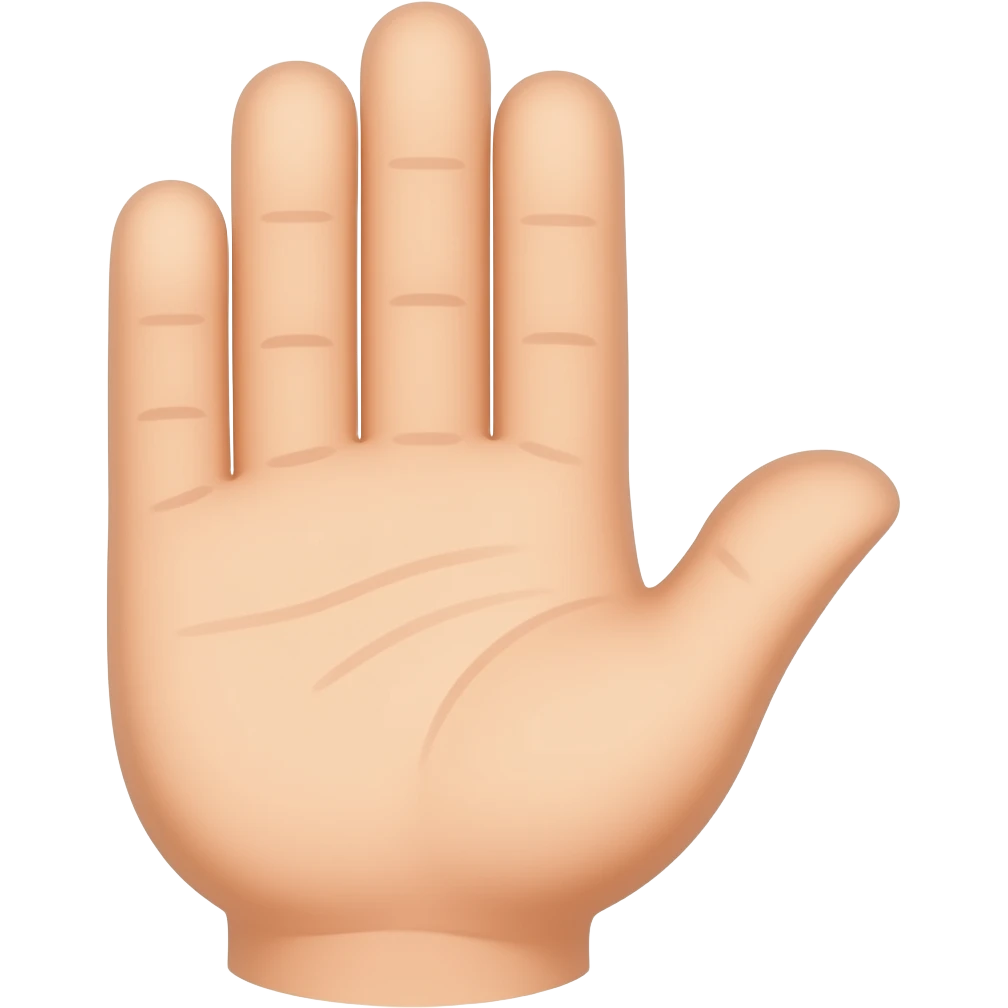 same thing but remove the hand emoji