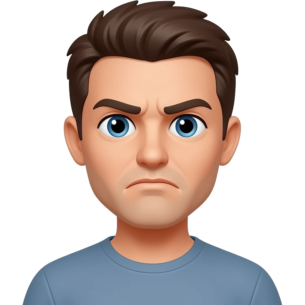 emoji Fruncir el seño emoji