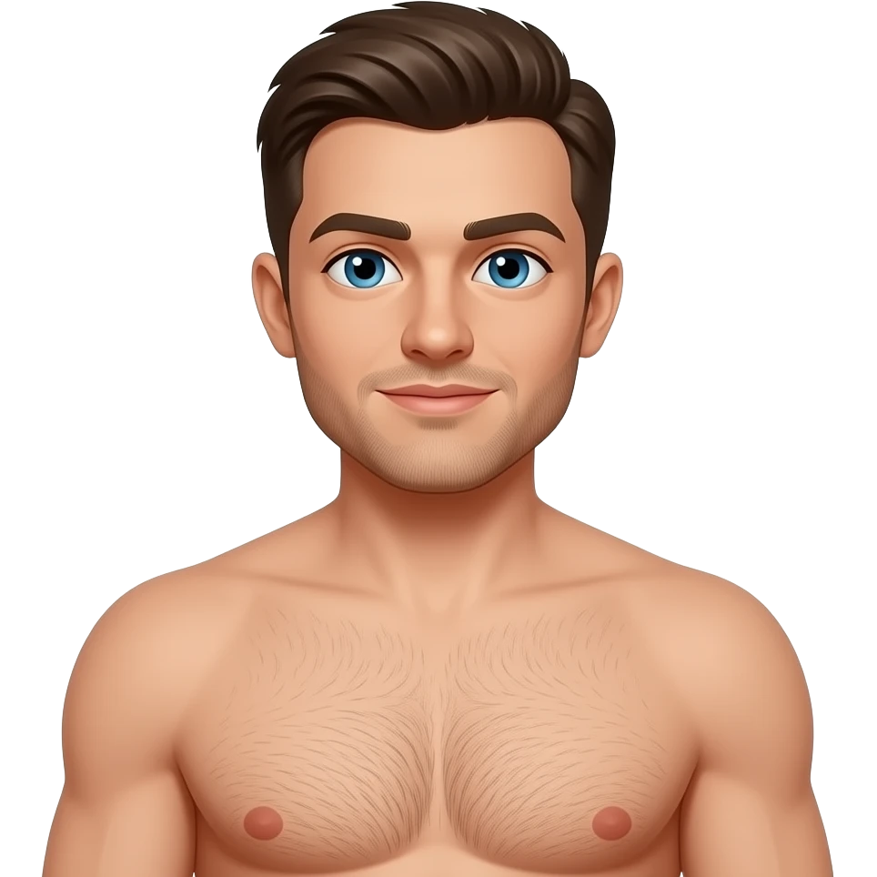 man chest shirtless emoji