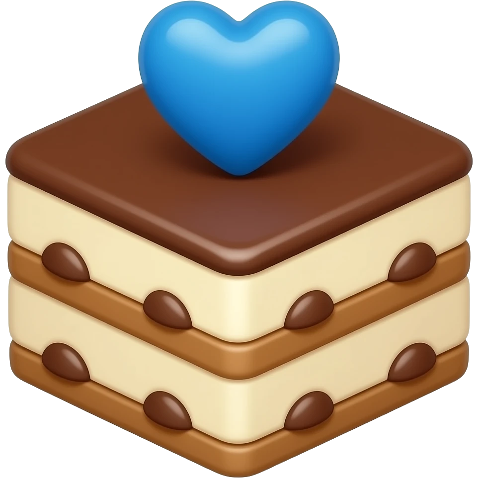 tiramisù 🩵 emoji