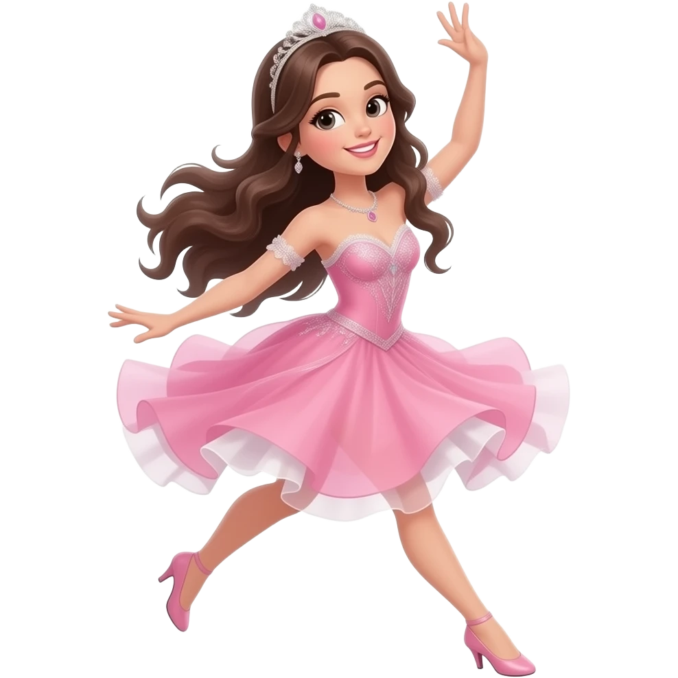 make her as a dancing human emoji emoji