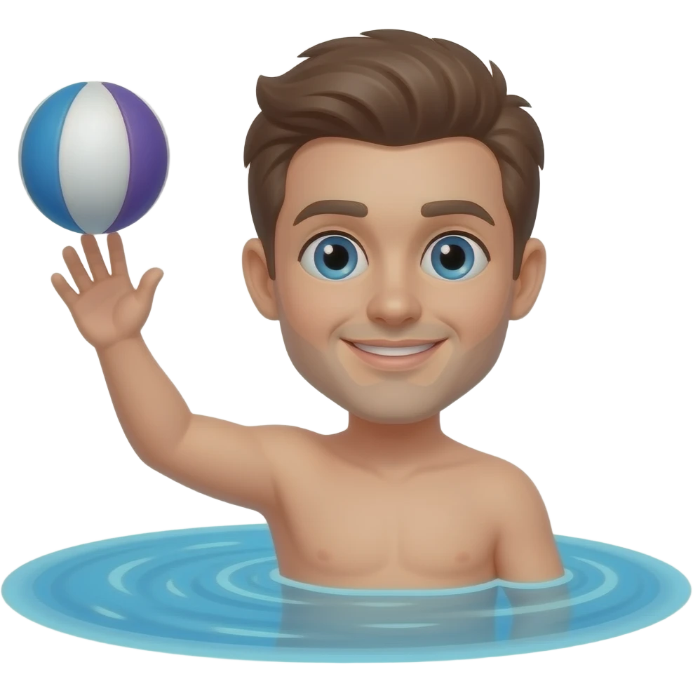 Throw in the pool emoji