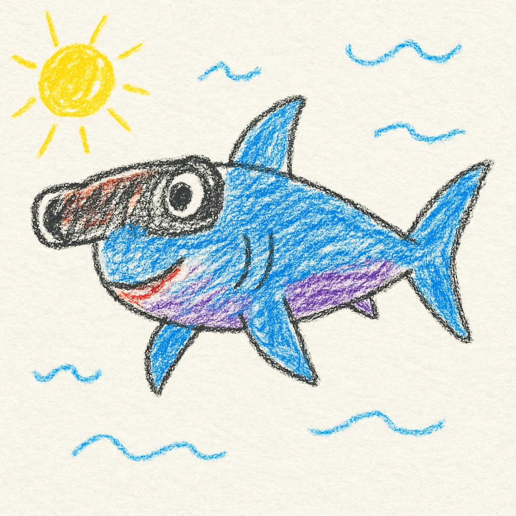 Hammerhead shark emoji