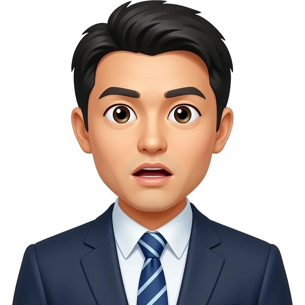 Surprised Japanese emoji