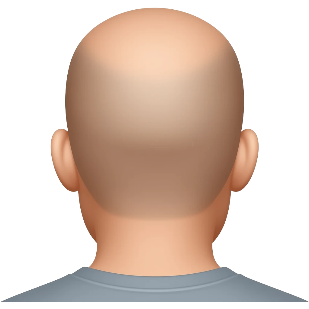 bald man from the back emoji