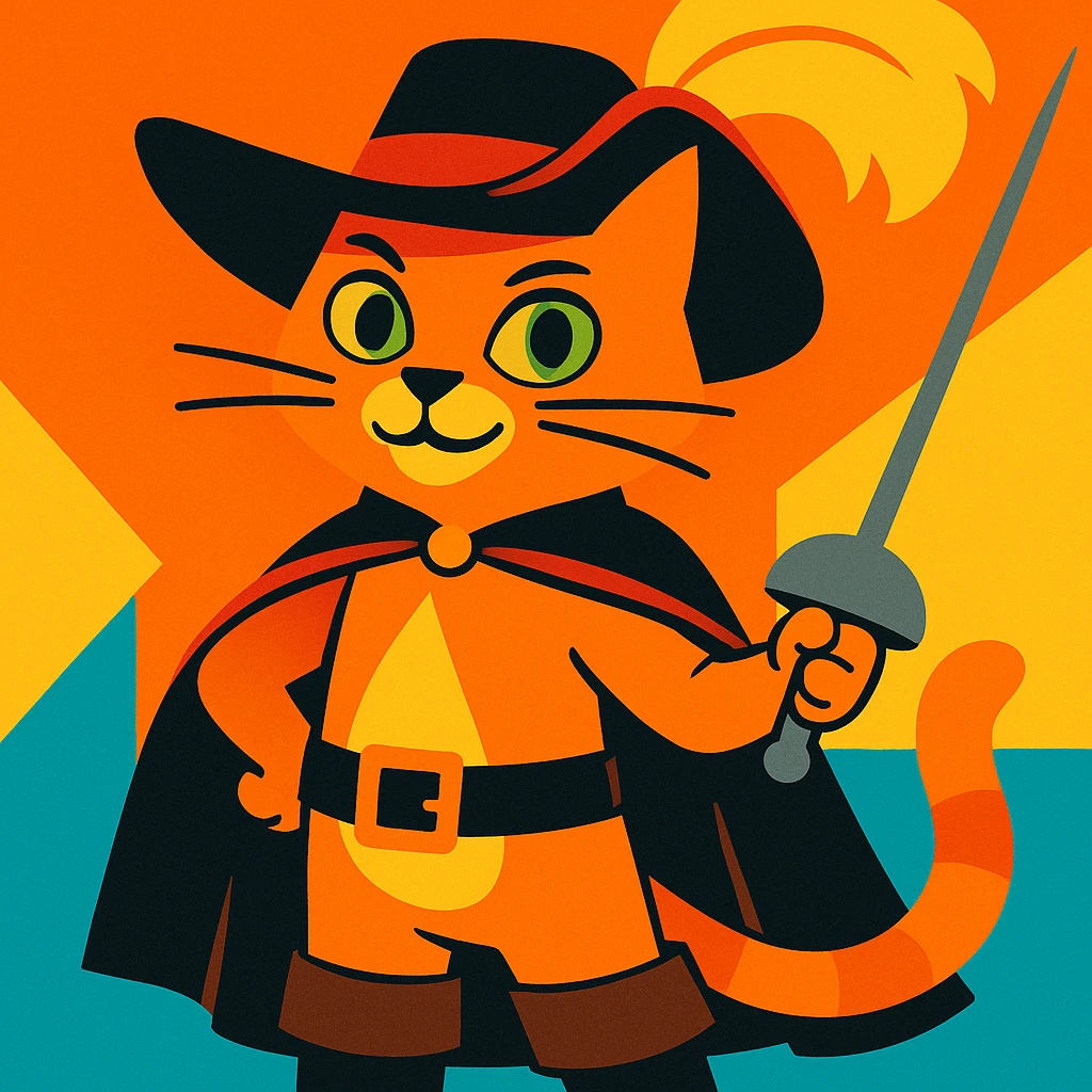 gato de botas emoji