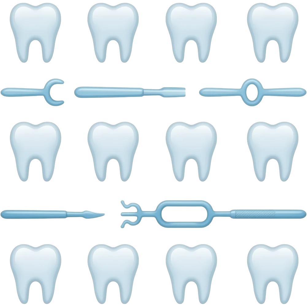 nICE BACKGROUND PATTERN FOR DENTAL emoji