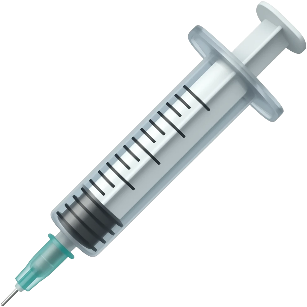 syringe with cap on it emoji