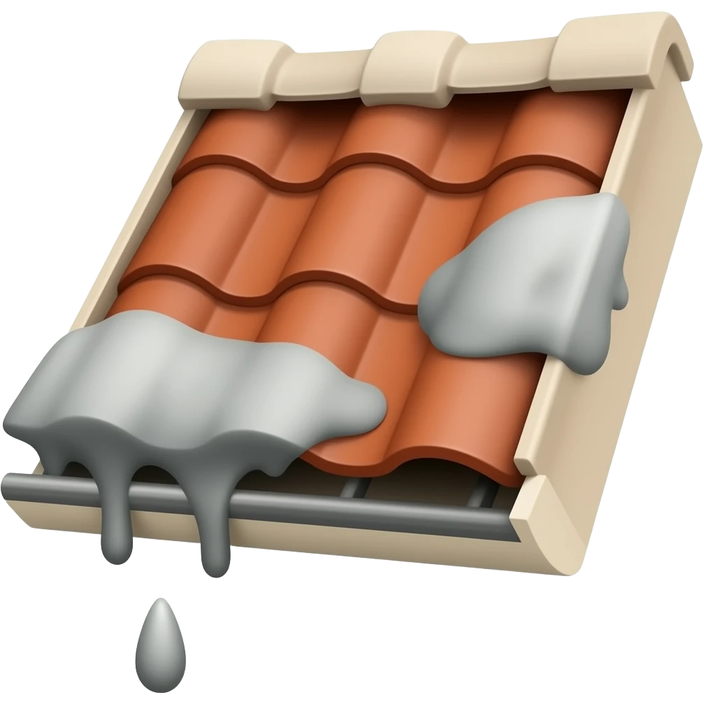 3D ios styled emoji of dirty gutters emoji