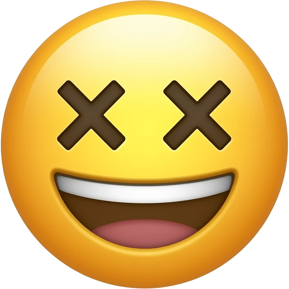 una cara con XDD emoji