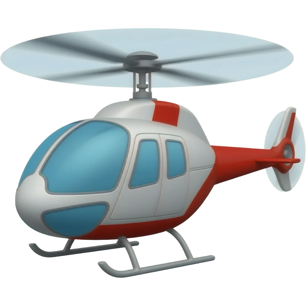 helicopter emoji