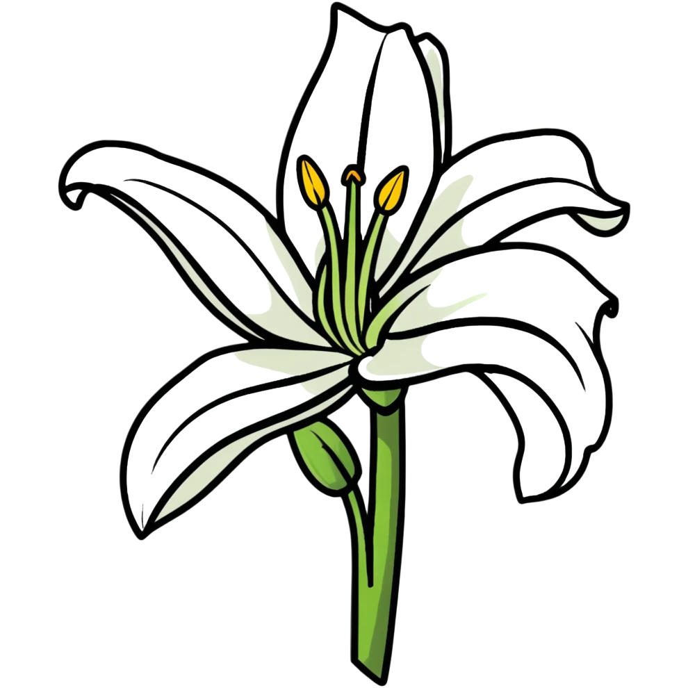 lily flower emoji