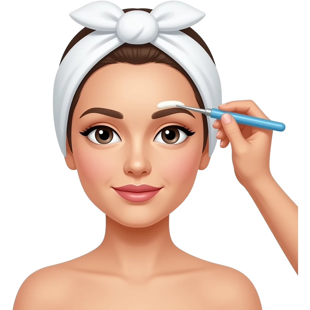 cera depilacion cejas en el spa emoji