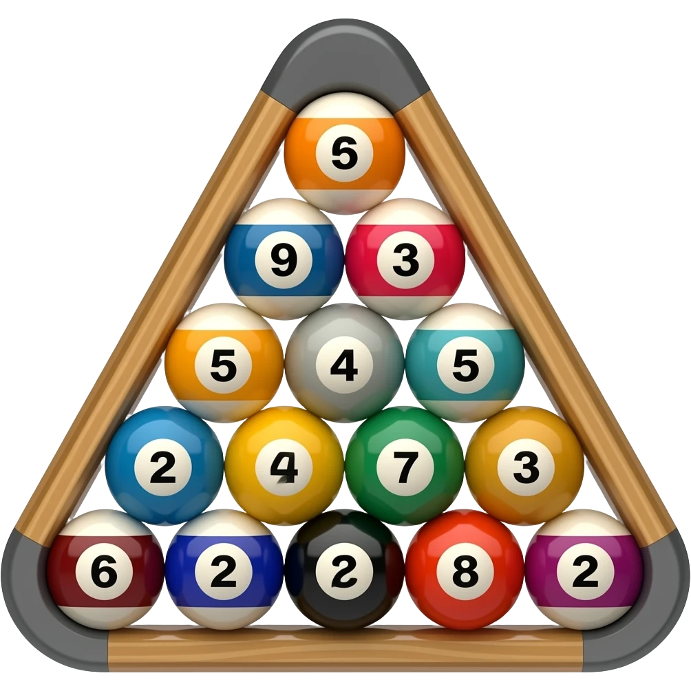 billiard triangle emoji