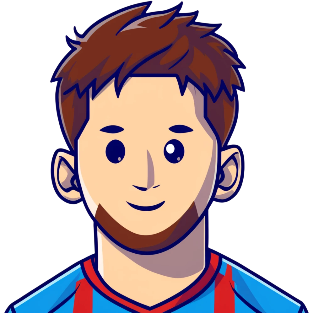 Leo Messi face emoji