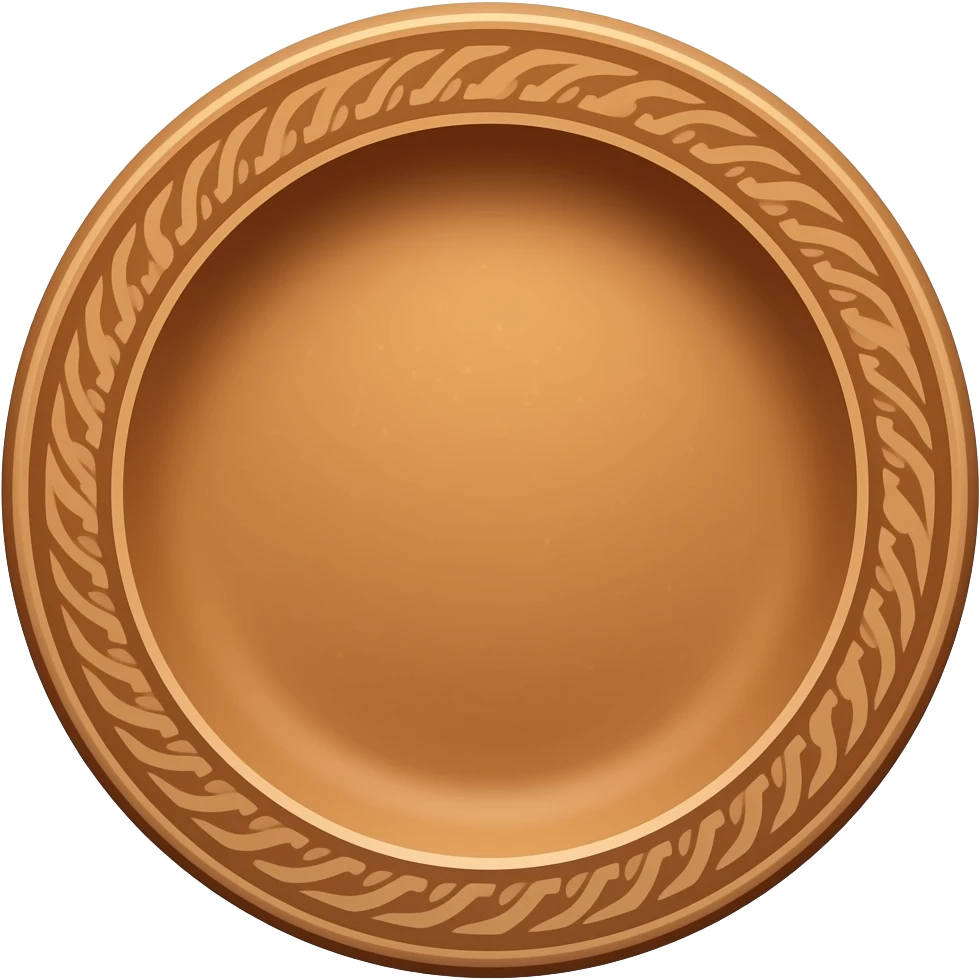 ancient clay plate emoji
