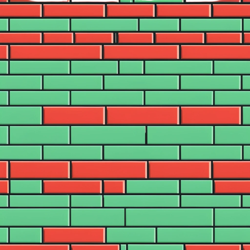 A single red brick emoji